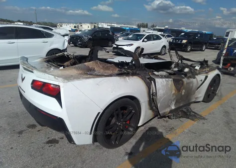 2014 Chevrolet Corvette Stingray Z51 1Lt z USA, uszkodzony, nr VIN 1GG1DM2D73E512033